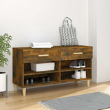Schoenenkast 102X35X55 Cm Bewerkt Hout Kleurig