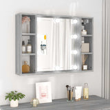 Spiegelkast Met Led-Verlichting 76X15X55 Cm