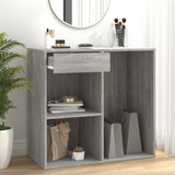 Cosmeticakast 80X40X75 Cm Bewerkt Hout Artisanaal Eikenkleur