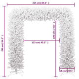 Kerstboog 240 Cm Wit