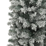 Kerstboog Met Sneeuwvlokken 240 Cm Wit En Groen