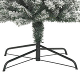 Kerstboog Met Sneeuwvlokken 240 Cm Wit En Groen