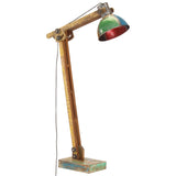 Vloerlamp E27 Massief Mangohout Kleurig