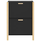 Schoenenkast 57,5X33X80 Cm Bewerkt Hout