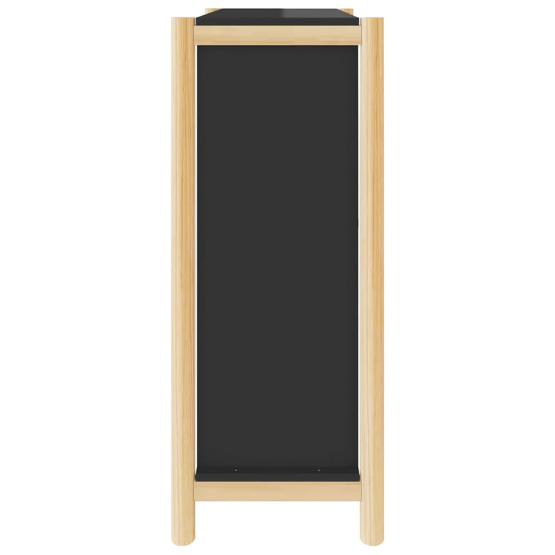 Schoenenkast 57,5X33X80 Cm Bewerkt Hout