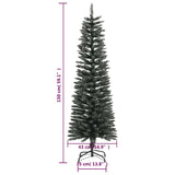 Kunstkerstboom Met Standaard Smal Pvc Groen