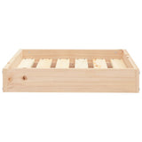 Hondenmand 51,5X44X9 Cm Massief Grenenhout