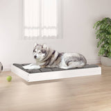 Hondenmand 101,5X74X9 Cm Massief Grenenhout