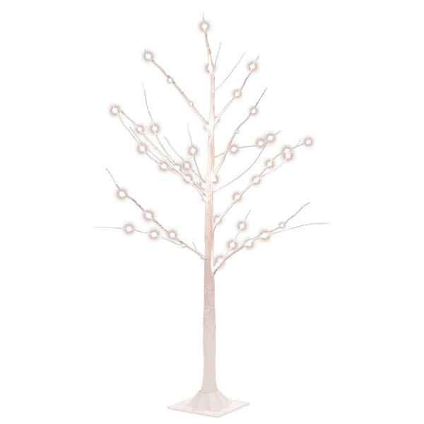 Berkenboom Led 48 Led's Warmwit Wit