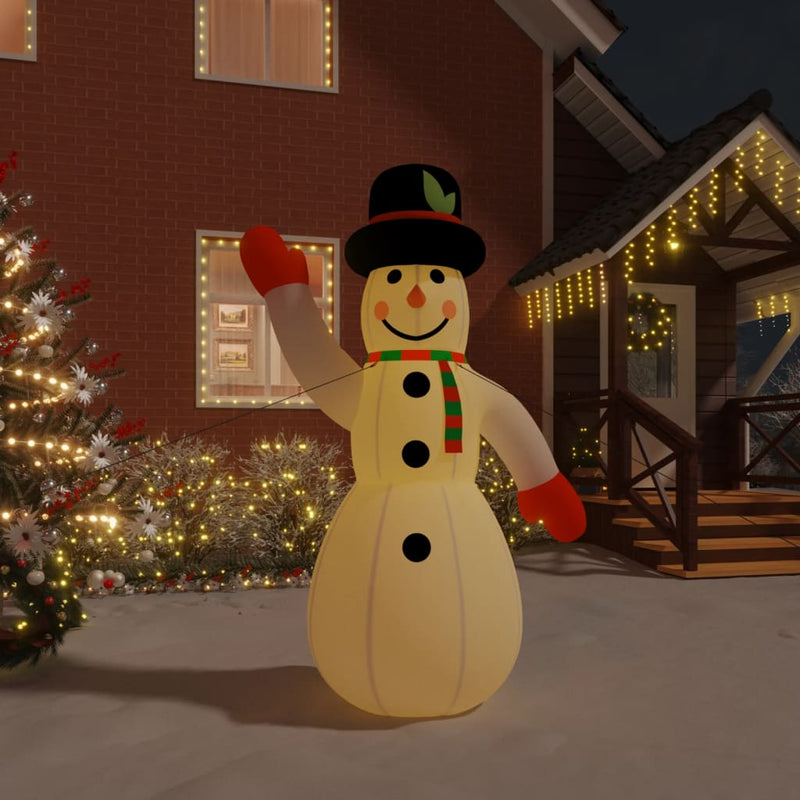 Sneeuwpop Met Led's Opblaasbaar