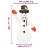 Sneeuwpop Met Led's Opblaasbaar