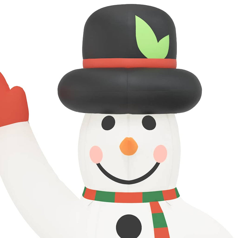 Sneeuwpop Met Led's Opblaasbaar