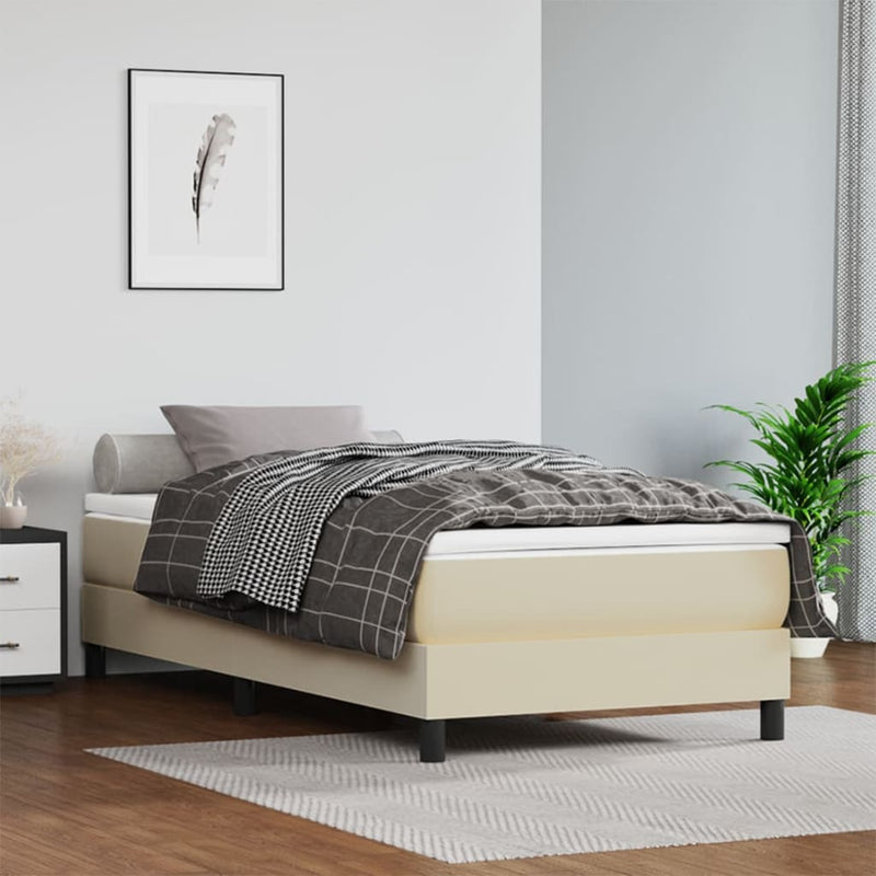 Pocketveringmatras 120X190X20 Cm Kunstleer