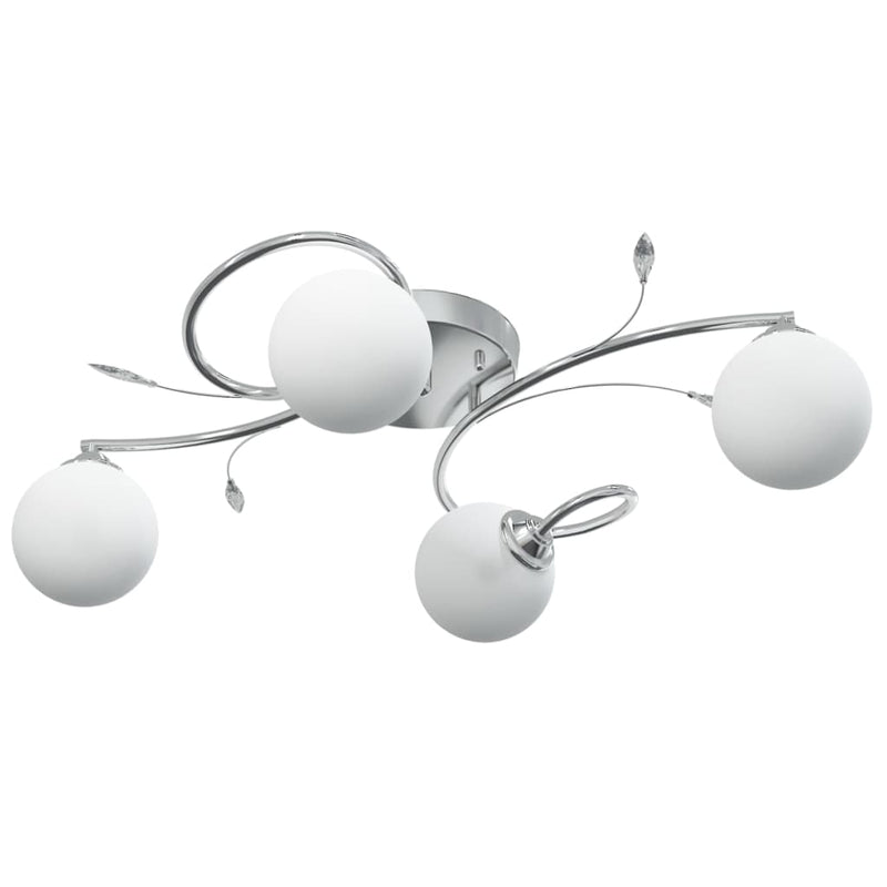 Plafondlamp Met Glasbollen Rond 4Xg9