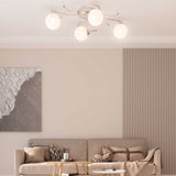 Plafondlamp Met Glasbollen Rond 4Xg9