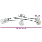 Plafondlamp Met Gaasdraadkapjes 5Xg9