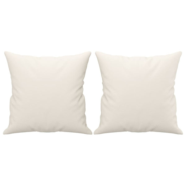Sierkussens 2 St 40X40 Cm Kunstleer Kleurig