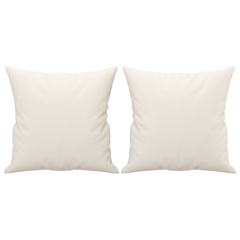 Sierkussens 2 St 40X40 Cm Kunstleer Kleurig
