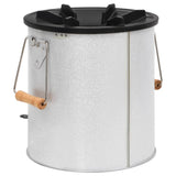 Camping Houtkachel 45X25X26 Cm Staal Zilverkleurig
