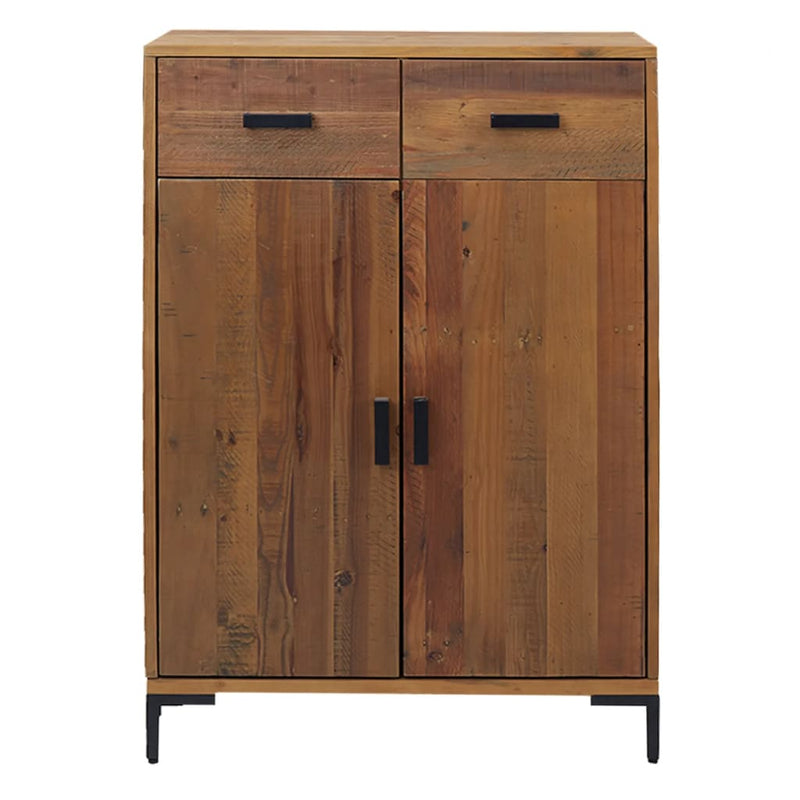 Schoenenkast 75X40X110 Cm Massief Grenenhout