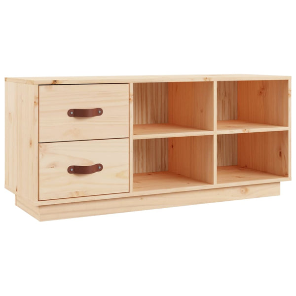 Schoenenbank 100X34X45 Cm Massief Grenenhout