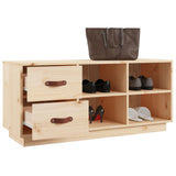 Schoenenbank 100X34X45 Cm Massief Grenenhout