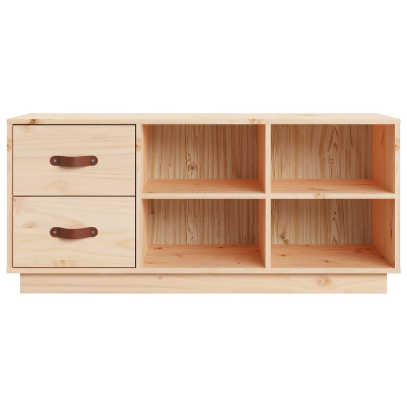 Schoenenbank 100X34X45 Cm Massief Grenenhout