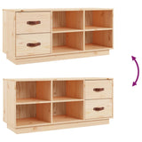 Schoenenbank 100X34X45 Cm Massief Grenenhout