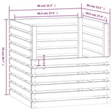 Compostbak Massief Grenenhout