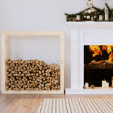 Haardhoutrek 80X25X100 Cm Massief Grenenhout