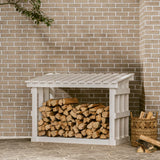 Haardhoutrek 108X64,5X109 Cm Massief Grenenhout