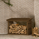 Haardhoutrek 108X64,5X109 Cm Massief Grenenhout