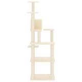 Kattenmeubel Met Sisal Krabpalen 153 Cm Kleurig