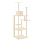 Kattenmeubel Met Sisal Krabpalen 153 Cm Kleurig