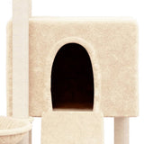 Kattenmeubel Met Sisal Krabpalen 96 Cm Kleurig