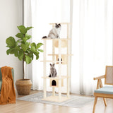 Kattenmeubel Met Sisal Krabpalen 169 Cm Kleurig