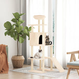 Kattenmeubel Met Sisal Krabpalen 166 Cm Kleurig
