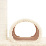 Kattenmeubel Met Tunnel 60X34,5X50 Cm Kleurig