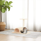 Kattenmeubel Met Tunnel 60X34,5X50 Cm Kleurig