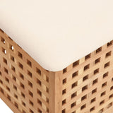 Badkamerkruk 48X47,5X52 Cm Massief Walnotenhout