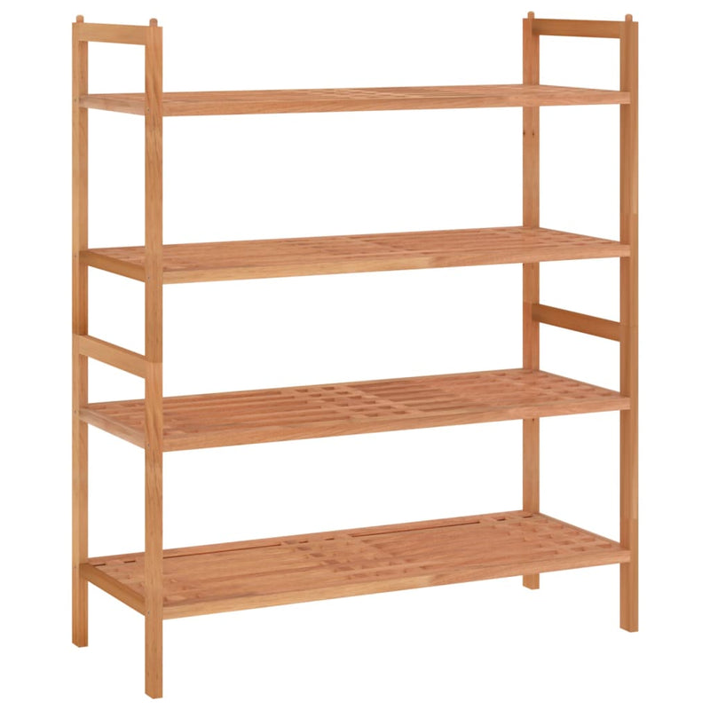 Schoenenrekken 69X27X41 Cm Massief Walnotenhout