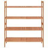 Schoenenrekken 69X27X41 Cm Massief Walnotenhout