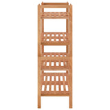 Schoenenrekken 69X27X41 Cm Massief Walnotenhout