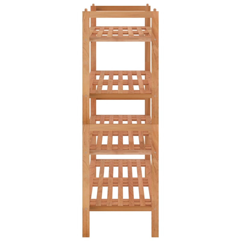 Schoenenrekken 69X27X41 Cm Massief Walnotenhout