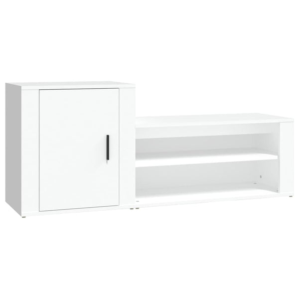 Schoenenkast 130X35X54 Cm Bewerkt Hout