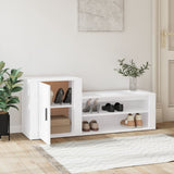Schoenenkast 130X35X54 Cm Bewerkt Hout