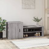 Schoenenkast 130X35X54 Cm Bewerkt Hout