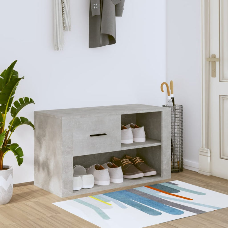 Schoenenkast 80X35X45 Cm Bewerkt Hout
