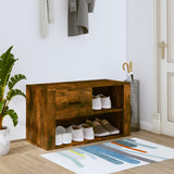 Schoenenkast 80X35X45 Cm Bewerkt Hout