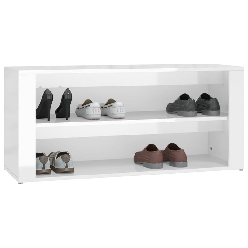Schoenenrek 100X35X45 Cm Bewerkt Hout